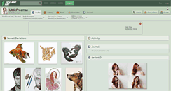 Desktop Screenshot of littlefreeman.deviantart.com