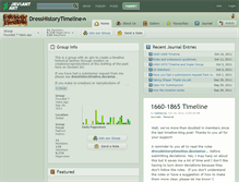 Tablet Screenshot of dresshistorytimeline.deviantart.com