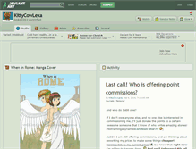 Tablet Screenshot of kittycowlexa.deviantart.com
