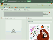 Tablet Screenshot of jezzy.deviantart.com