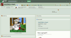 Desktop Screenshot of inunotaisho-x-izayoi.deviantart.com
