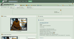 Desktop Screenshot of jonnyboy236129.deviantart.com