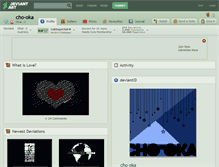 Tablet Screenshot of cho-oka.deviantart.com
