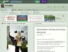 Tablet Screenshot of miss-gidget.deviantart.com