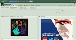Desktop Screenshot of novellineart.deviantart.com