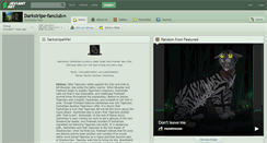 Desktop Screenshot of darkstripe-fanclub.deviantart.com