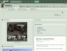 Tablet Screenshot of jerkdrive.deviantart.com