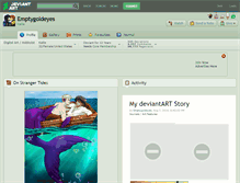 Tablet Screenshot of emptygoldeyes.deviantart.com