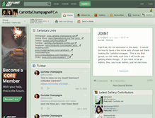 Tablet Screenshot of carlottachampagnefc.deviantart.com