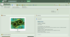 Desktop Screenshot of billybuckets.deviantart.com
