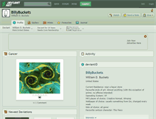 Tablet Screenshot of billybuckets.deviantart.com