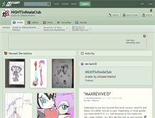 Tablet Screenshot of nightsxrealaclub.deviantart.com
