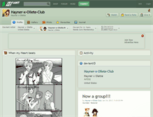 Tablet Screenshot of hayner-x-ollete-club.deviantart.com