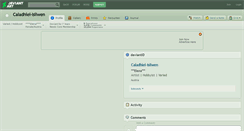 Desktop Screenshot of caladhiel-isilwen.deviantart.com