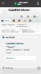 Mobile Screenshot of caladhiel-isilwen.deviantart.com