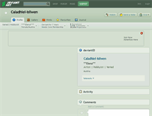 Tablet Screenshot of caladhiel-isilwen.deviantart.com