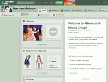 Tablet Screenshot of heero-and-relena.deviantart.com