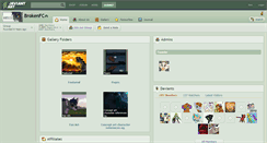 Desktop Screenshot of brokenfc.deviantart.com