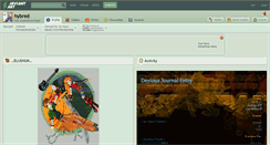 Desktop Screenshot of hybred.deviantart.com