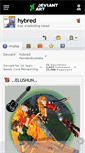 Mobile Screenshot of hybred.deviantart.com