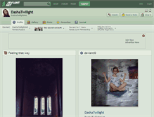 Tablet Screenshot of dashatwilight.deviantart.com