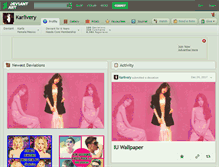Tablet Screenshot of karlivery.deviantart.com