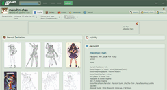 Desktop Screenshot of maxxilyn-chan.deviantart.com