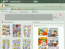 Tablet Screenshot of eunos.deviantart.com