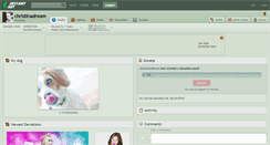 Desktop Screenshot of christinadream.deviantart.com