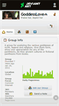 Mobile Screenshot of goddesslove.deviantart.com