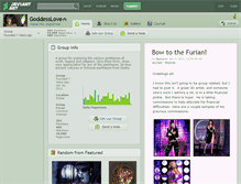 Tablet Screenshot of goddesslove.deviantart.com