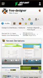 Mobile Screenshot of free-designer.deviantart.com