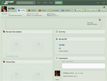 Tablet Screenshot of jo36e.deviantart.com
