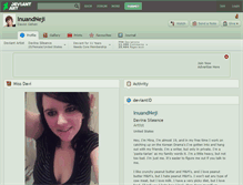 Tablet Screenshot of inuandneji.deviantart.com