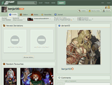 Tablet Screenshot of benja100.deviantart.com