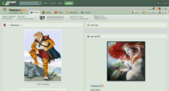 Desktop Screenshot of faelourn.deviantart.com