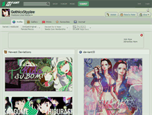 Tablet Screenshot of gothicxstyylee.deviantart.com