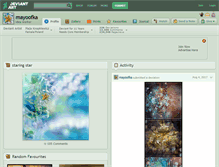 Tablet Screenshot of mayoofka.deviantart.com