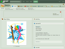 Tablet Screenshot of itameru.deviantart.com
