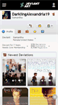 Mobile Screenshot of darklingalexandria19.deviantart.com
