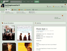 Tablet Screenshot of darklingalexandria19.deviantart.com