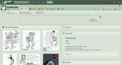 Desktop Screenshot of ninjanymph.deviantart.com