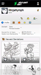 Mobile Screenshot of ninjanymph.deviantart.com