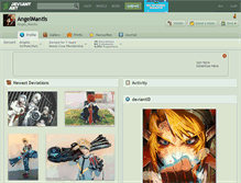 Tablet Screenshot of angelmantis.deviantart.com