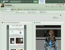 Tablet Screenshot of doodleplex.deviantart.com