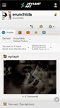 Mobile Screenshot of erunchilda.deviantart.com