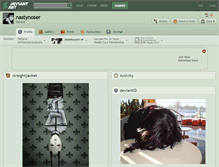 Tablet Screenshot of nastynoser.deviantart.com