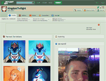 Tablet Screenshot of kingdomtwilight.deviantart.com