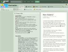 Tablet Screenshot of pixel-tards.deviantart.com