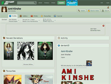 Tablet Screenshot of ami-kinshe.deviantart.com
